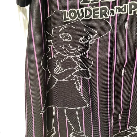 The Proud Family Penny XL Baseball Jersey – Black/Pink        (R) - Picture 2 of 7